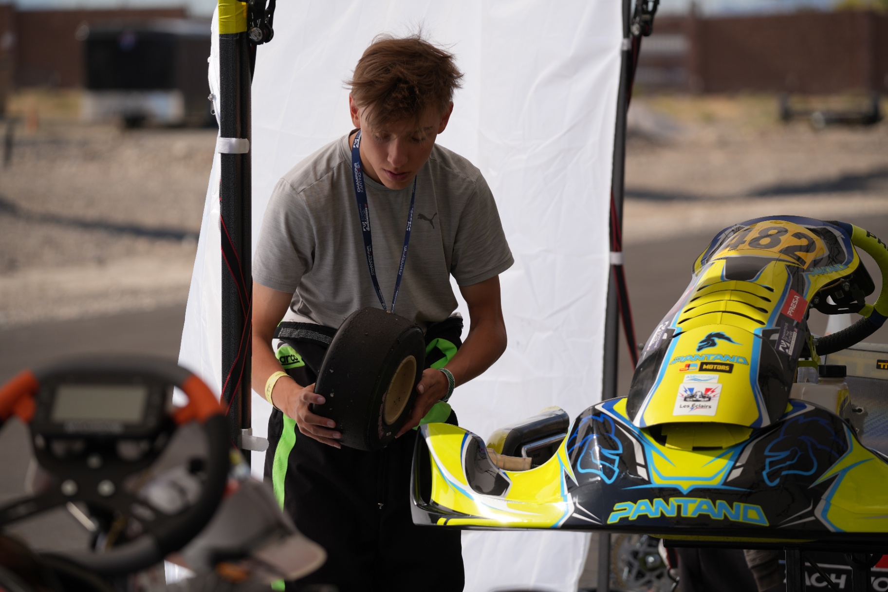 Paddock · Tire inspection · CotF R5