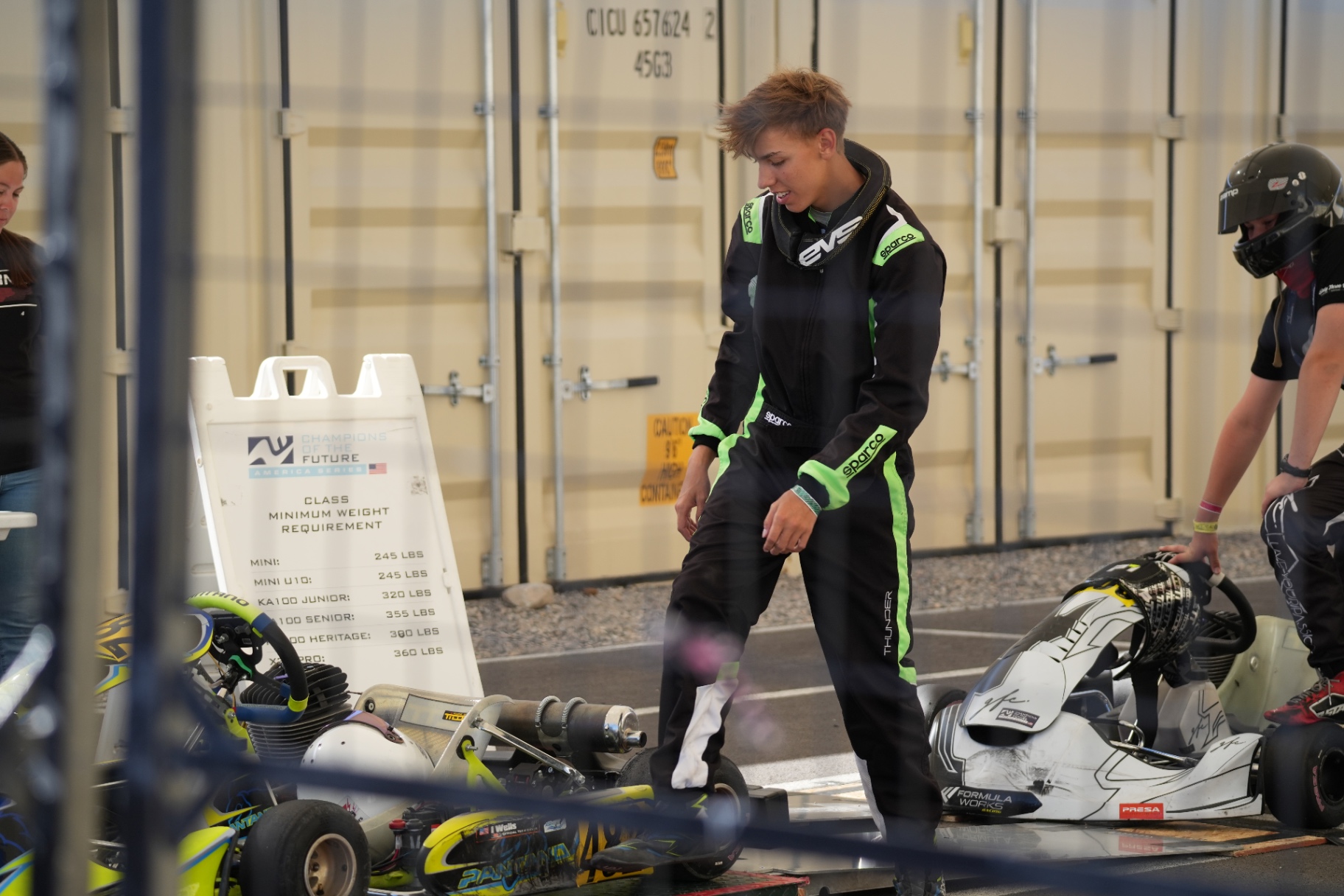 Scrutineering · Weigh-in · CotF R5