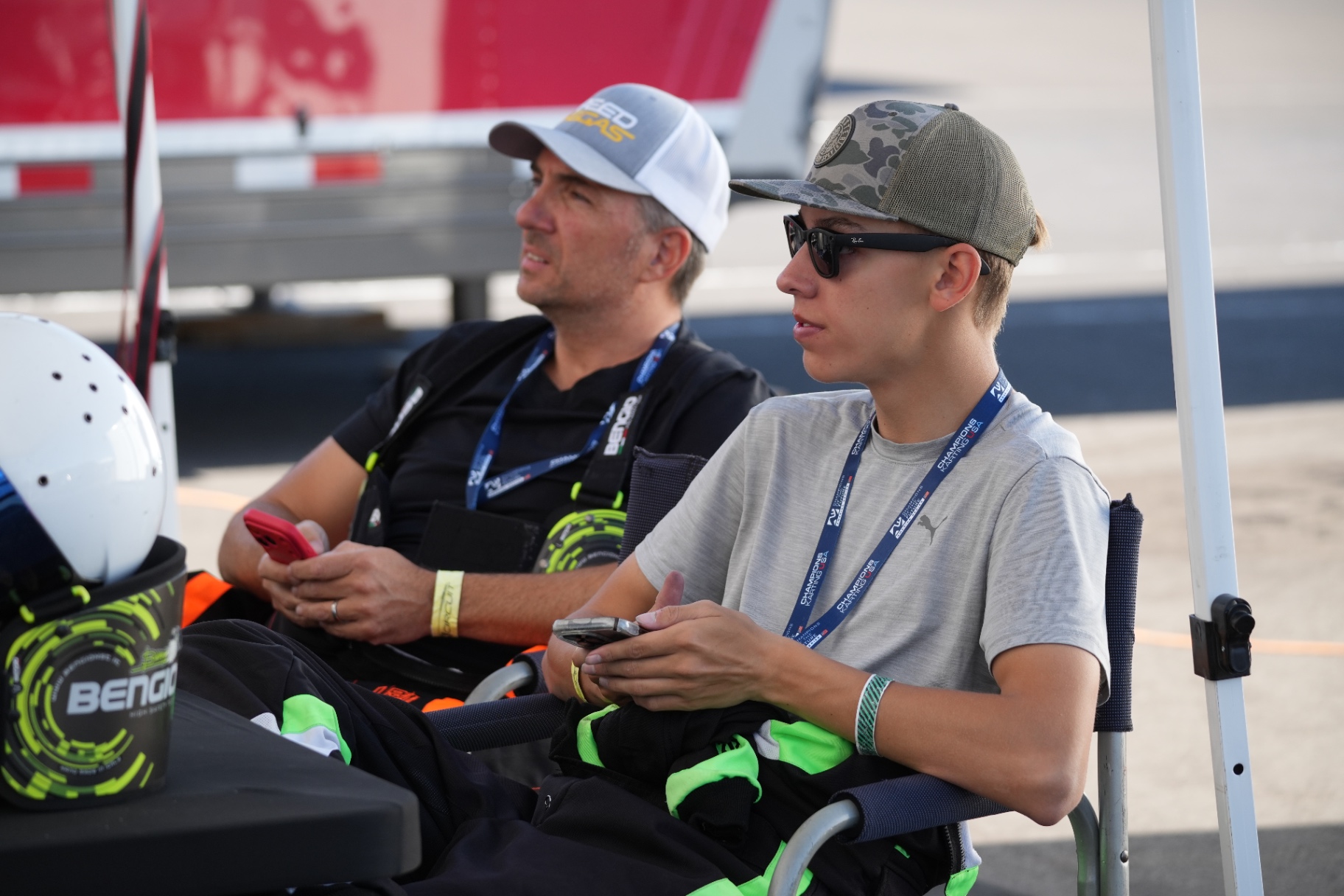 Paddock · Seated with coach · CotF R5