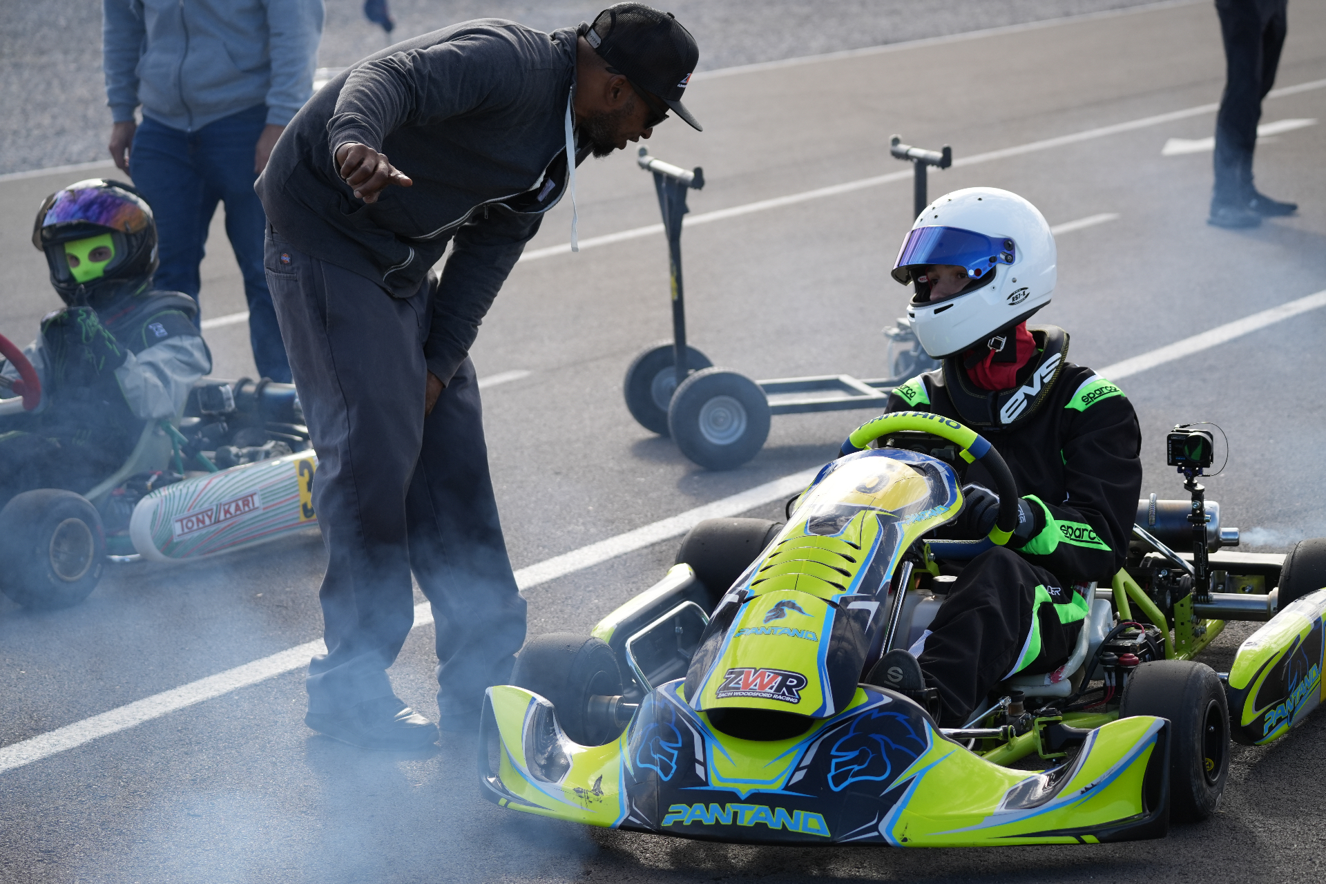 Grid · Race-day coaching · Spring Mountain