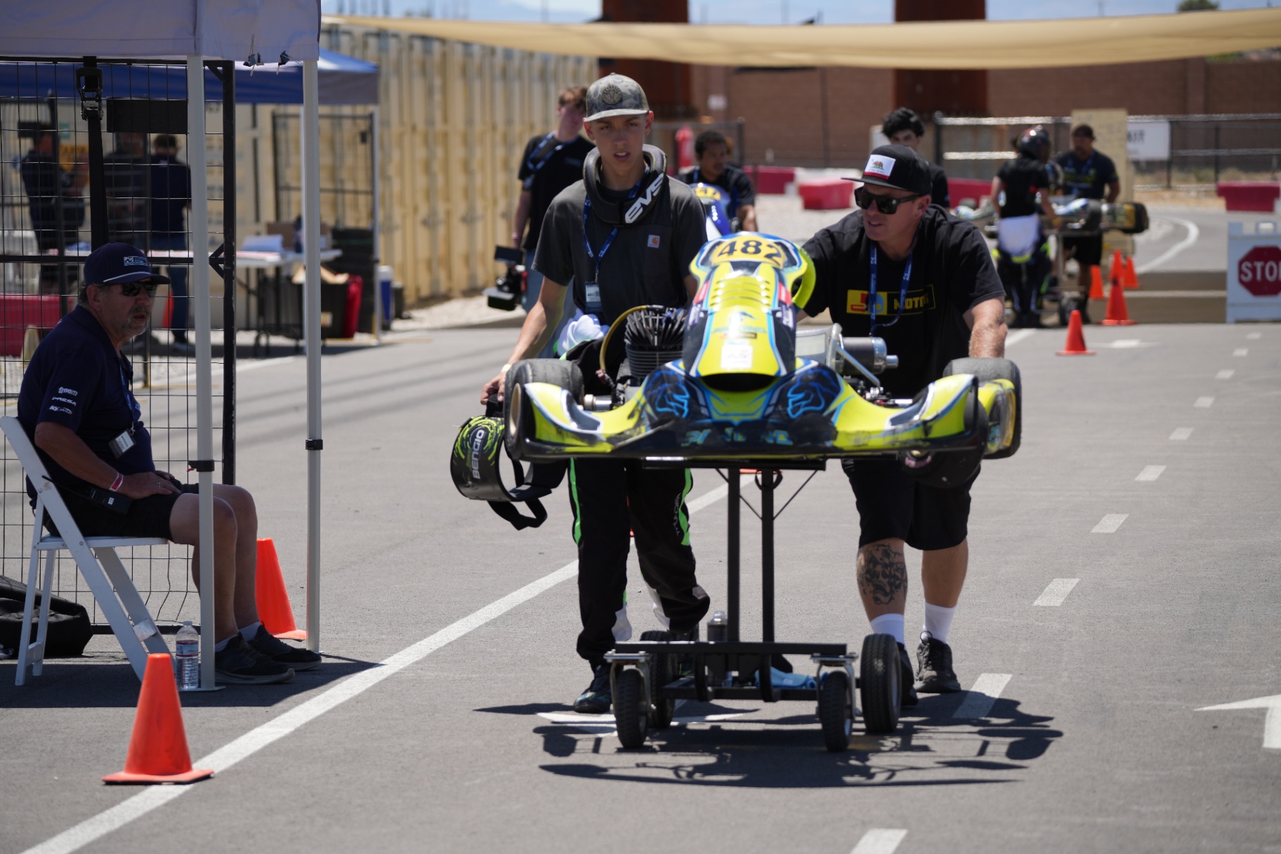 Paddock · Kart push to grid · CotF R5