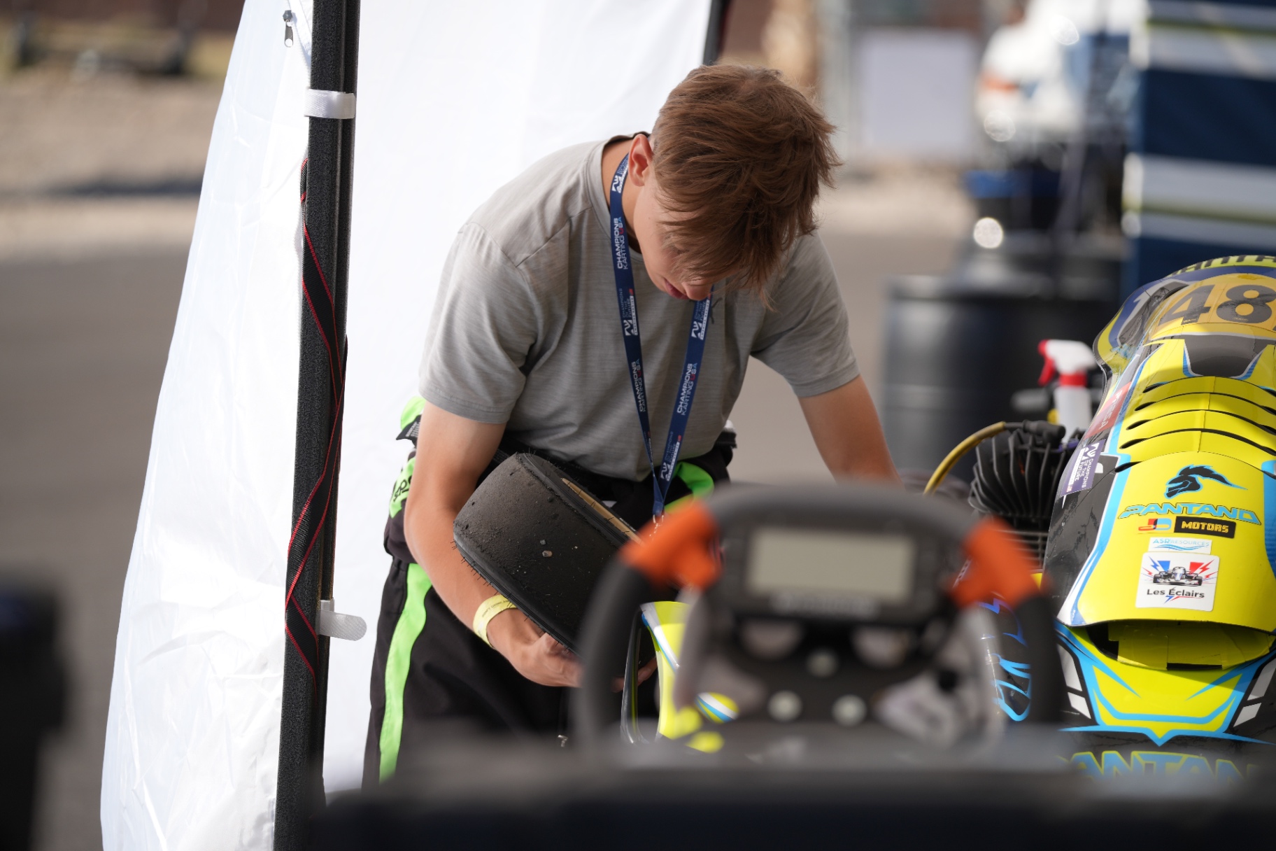 Paddock · Tire prep · CotF R5