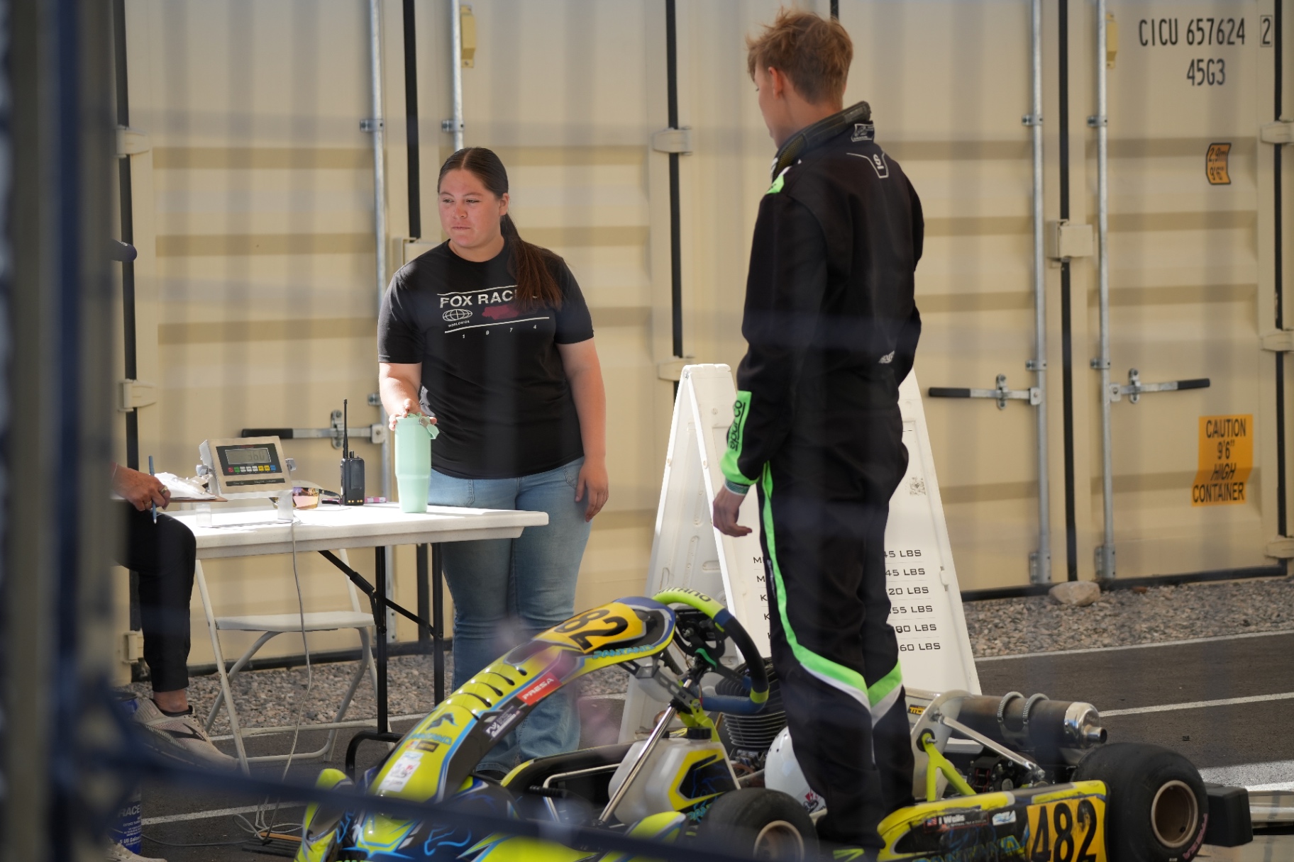 Scrutineering · Official weigh · CotF R5
